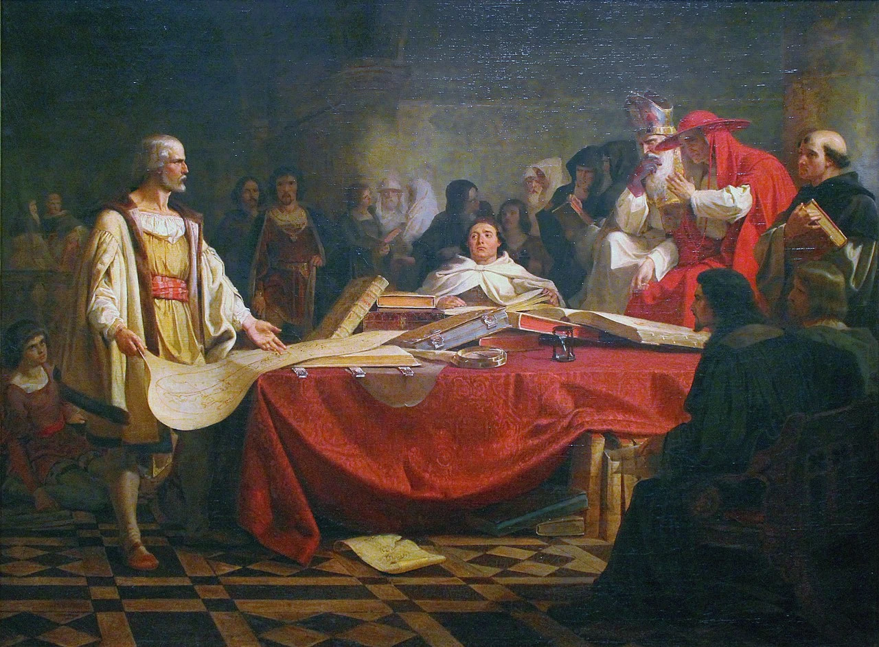 Cristoforo Colombo davanti al Concilio di Salamanca - Museo del Louvre, Parigi